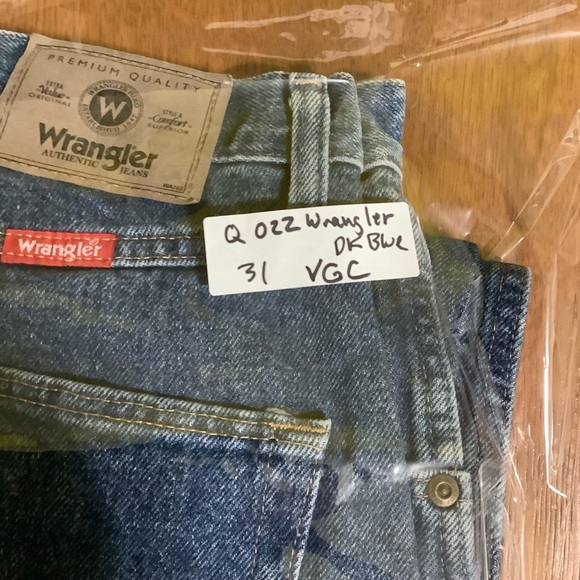 Wrangler Five Star Premium Denim Regular Fit Jeans Blue Size 31 x 30 - Picture 7 of 7